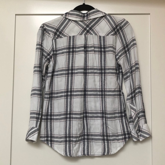 Rails Hunter Plaid Shirt in Charcoal Blush Small - Picture 8 of 8
